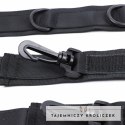OHMAMA Fetish - Zestaw nylonowy: kołnierz i kajdanki, regulowany OHMAMA