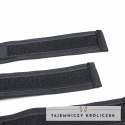 OHMAMA Fetish - Zestaw nylonowy: kołnierz i kajdanki, regulowany OHMAMA