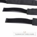 OHMAMA Fetish - Zestaw nylonowy: kołnierz i kajdanki, regulowany OHMAMA