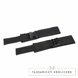 Ohmama Fetish - aksamitne zapięcia na nadgarstki z haczykami, uniwersalne OHMAMA