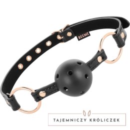 BEGME Black Edition pas z kulą oddychającą, skora wegańska, regulacja BEGME
