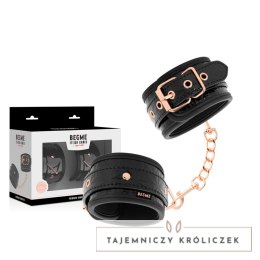 BEGME Kajdanki Premium Black Edition neoprenowa wyściołka regulowane BEGME