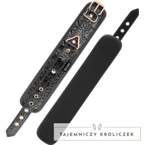 BEGME Premium Black Edition - Anatomiczne mankiety na kostki z neoprenem BEGME