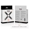 Begme Black Edition - krawat z wegańskiej skory z podszewką neoprenową BEGME