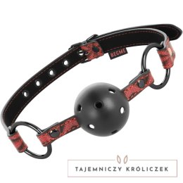 Begme Red Edition pasek z wegańskiej skory z wentylowaną kulą 4,5 cm BEGME