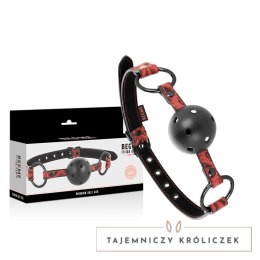 Begme Red Edition pasek z wegańskiej skory z wentylowaną kulą 4,5 cm BEGME