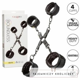 CalExotics Boundless Hog Tie - uniwersalny system wiązania, czarny CALEXOTICS