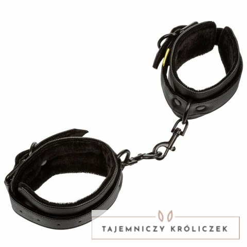 CalExotics Boundless mankiety nadgarstkowe z wegańskiej skory, regulowane CALEXOTICS