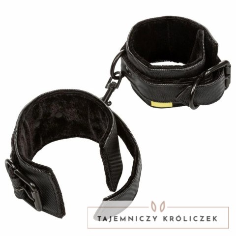 CalExotics Boundless mankiety nadgarstkowe z wegańskiej skory, regulowane CALEXOTICS