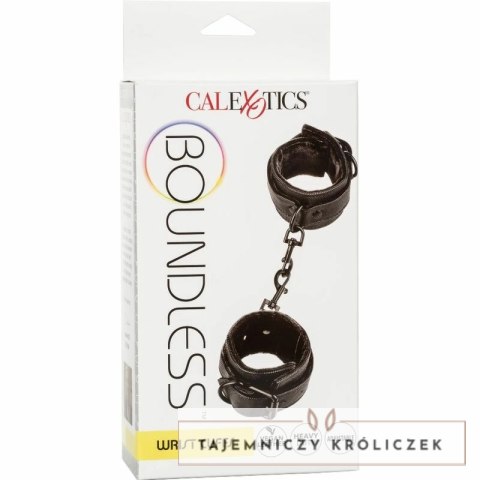 CalExotics Boundless mankiety nadgarstkowe z wegańskiej skory, regulowane CALEXOTICS
