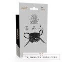 Coquette Chic Desire Choker z wegańskiej skory, regulowany, czarny COQUETTE