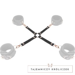 Coquette Chic Desire Fantasy krawat z wegańskiej skory, czarny COQUETTE
