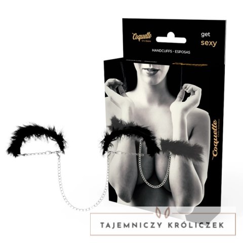 Coquette Chic Desire Kajdanki Fetish Deluxe - Metalowe, Eleganckie, Niklowane COQUETTE