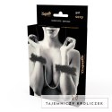 Coquette Chic Desire Kajdanki Fetish Deluxe - Metalowe, Eleganckie, Niklowane COQUETTE