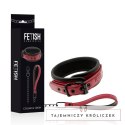 Fetish Submissive Dark Room - Naszyjnik z łańcuchem neoprenowy FETISH SUBMISSIVE