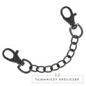Fetish Submissive Origin kajdanki z wegańskiej skory neoprenowe czarne FETISH SUBMISSIVE