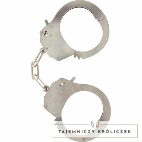 ToyJoy Metalowe kajdanki z łańcuszkiem i dwoma kluczami TOYJOY