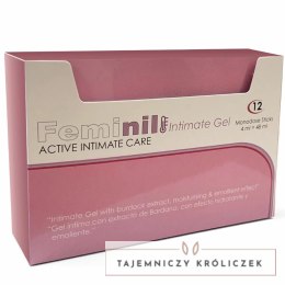 500 Cosmetics Feminil Lube Żel intymny wodny rozgrzewający 10x5ml 500COSMETICS