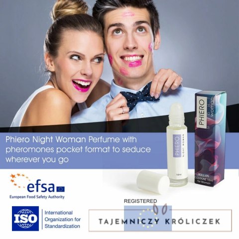 500 Cosmetics Phiero Night Woman perfumy roll-on z feromonami 10ml 500COSMETICS