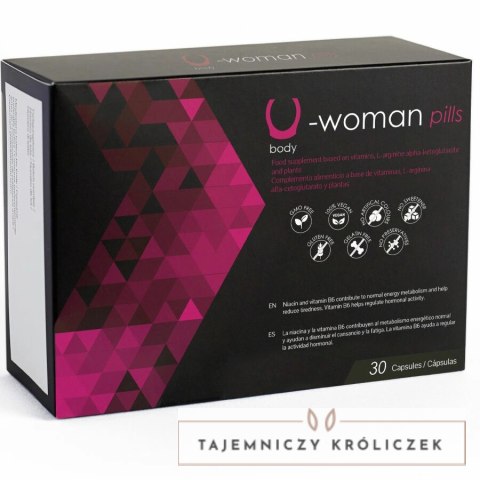 500 Cosmetics U-Woman Suplement dla Kobiet 30 kapsułek - wsparcie rownowagi hormonalnej 500COSMETICS