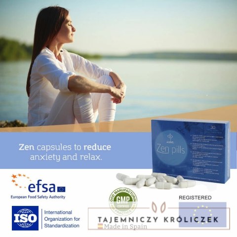 500 Cosmetics Zen Pills Naturalne Kapsułki na Stres i Lepszy Nastroj 30 szt. 500COSMETICS