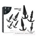 Addicted Toys Zestaw 4 anatomicznych korkow analnych, rożne rozmiary ADDICTED
