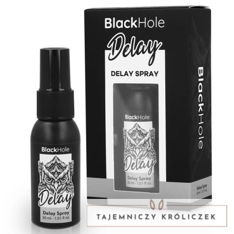BLACK HOLE Study Forte Spray opoźniający 30ml, wodny, podrożny BLACK HOLE