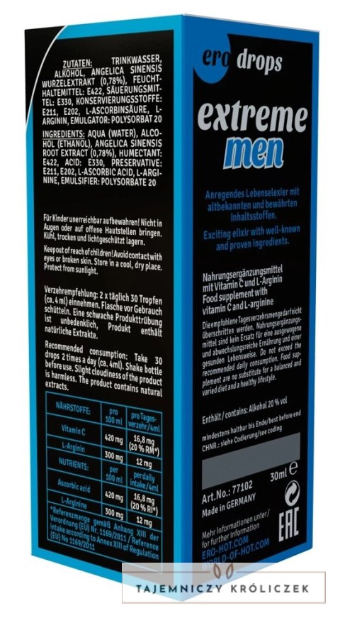Cobeco Spanish Fly Extreme Men 30ml - koncentrat dla mężczyzn HOT