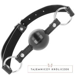 Darkness Model Gag - Czarna kulka, regulowany pasek, uniwersalny rozmiar DARKNESS
