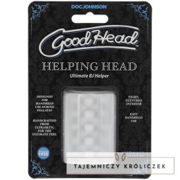 Doc Johnson GoodHead Helping Head - transparentny rękaw intymny mini UR3 Doc Johnson