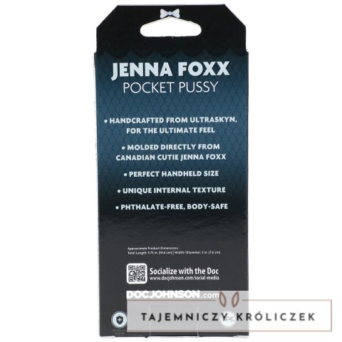 Doc Johnson Main Squeeze Jenna Foxx ULTRASKYN anatomiczny model z etui Doc Johnson