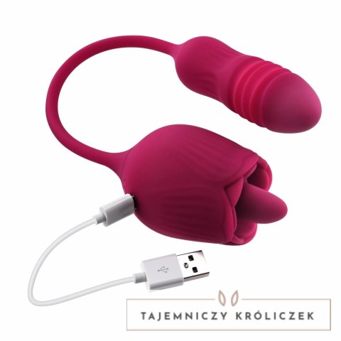 Evolved Wild Rose Red - wielofunkcyjny masażer z systemem podwojnej wibracji Evolved