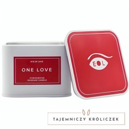 Eye of Love One Love świeca do masażu z feromonami 150 ml EYE OF LOVE