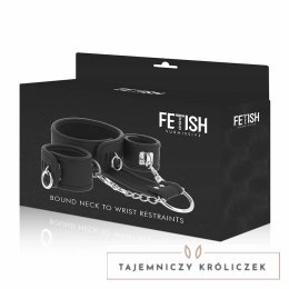 Fetish Submissive Zestaw: Karabińczyk, Kajdanki i Naszyjnik ze skory wegańskiej FETISH SUBMISSIVE