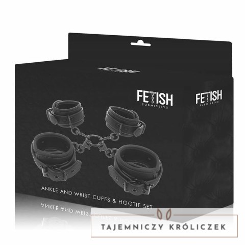 Fetish Submissive - Zestaw mankietow neoprenowych na ręce i kostki FETISH SUBMISSIVE