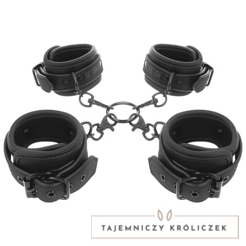 Fetish Submissive - Zestaw mankietow neoprenowych na ręce i kostki FETISH SUBMISSIVE