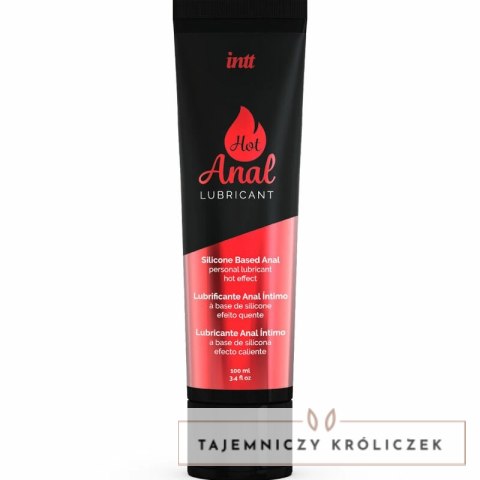 INTT Hot Anal Silicon - hybrydowy lubrykant silikonowy z efektem rozgrzewającym 100ml INTT