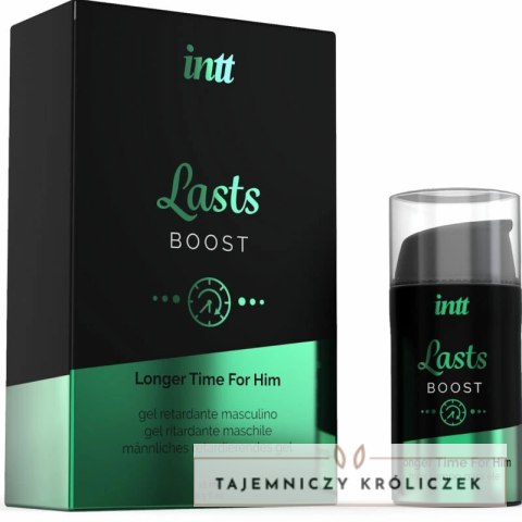 INTT Lasts żel opoźniający dla mężczyzn z goździkiem i miętą 15ml INTT