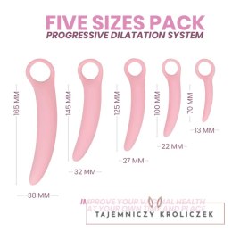 Intimichic Zestaw 5 Anatomicznych Rozpieraczy Silikonowych - Medyczny Silikon INTIMICHIC