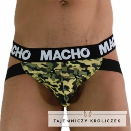 MACHO MX28MV Jockstrap Military Green XL - Anatomiczne wsparcie MACHO UNDERWEAR