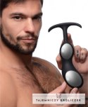 XR Brands Master Series Plug anatomiczny bardzo duży z metalowym ciężarkiem XR Brands