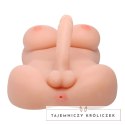 XR Brands Terri Lalka intymna z anatomicznym elementem TPE jasna XR Brands