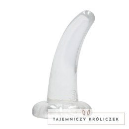 RealRock Crystal Clear model zakrzywiony 11,5 cm z przyssawką RealRock by Shots