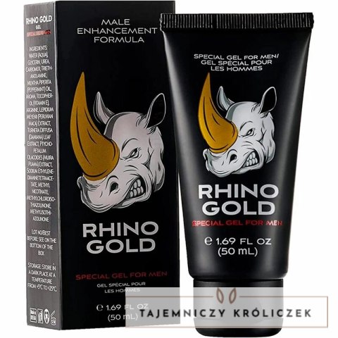 Rhino Gold żel pielęgnacyjny dla mężczyzn 50 ml z ekstraktami roślinnymi RHINO GOLD