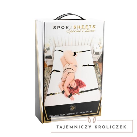 Sportsheets Under the Bed Restraint Set SE - zestaw do krępowania łożkowego Sportsheets