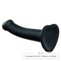 Strap-On-Me Bendable Dual Density Czarny M silikonowy model intymny Strap-On-Me