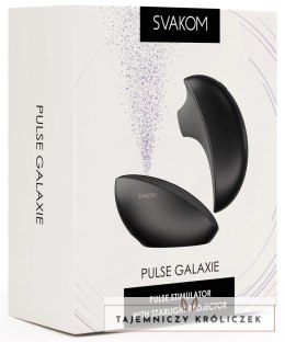 Svakom Pulse Galaxy Black - stymulator falowy z projektorem gwiazd SVAKOM