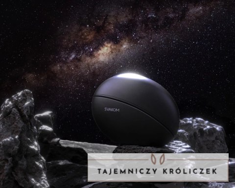 Svakom Pulse Galaxy Black - stymulator falowy z projektorem gwiazd SVAKOM