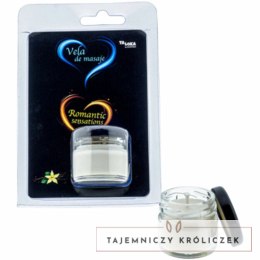 Taloka Świeca do masażu waniliowa 30 ml - odżywczy olejek i aromat TALOKA
