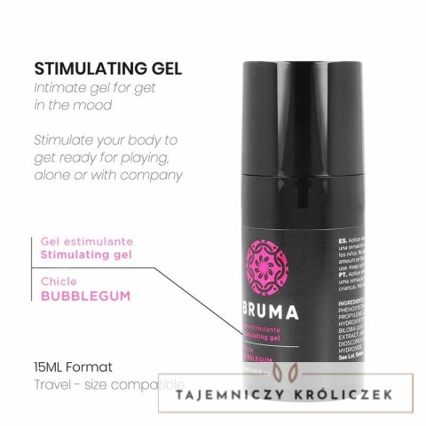 BRUMA Balsam Aromatyzujący Guma Balonowa 15 ml - Ultraślizgowa Formuła BRUMA